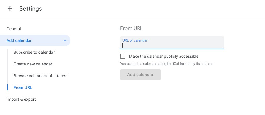 Subscribe to Calendar in Gmail by URL